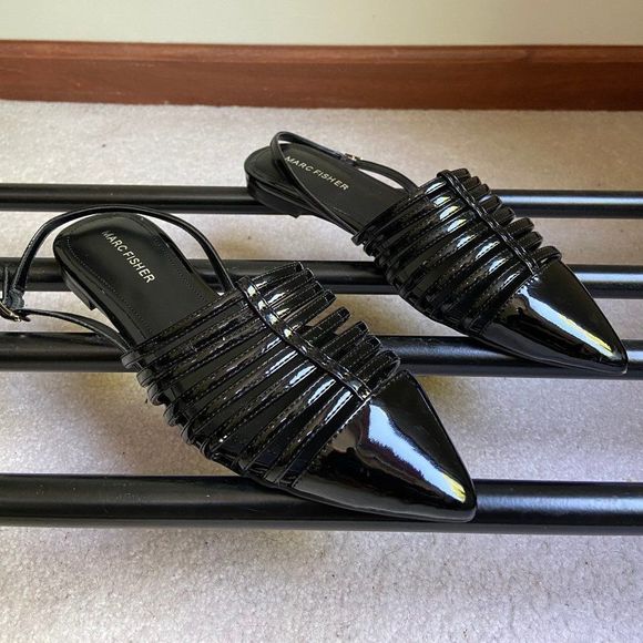 MARC FISHER Women ADRA2 Pointy Toe Flat Shoes  NEW - Picture 7 of 8